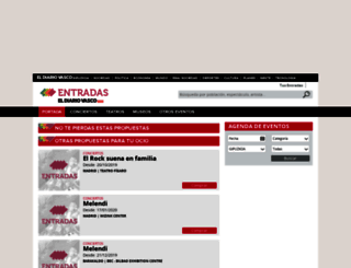 entradas.diariovasco.com screenshot