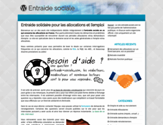 entraide-sociale.com screenshot