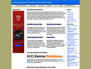 entrance-exam.net screenshot