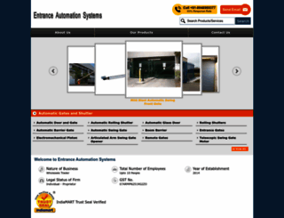 entranceautomationsystems.com screenshot