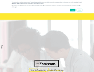 entrecom.com screenshot