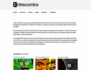 entrecomics.com screenshot