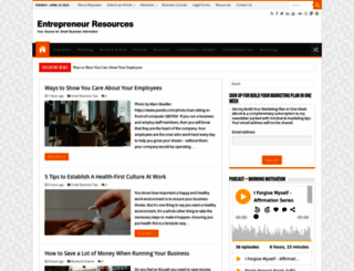 entrepreneur-resources.net screenshot