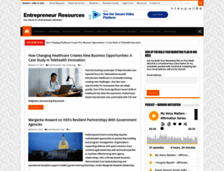 entrepreneur-resources.net screenshot