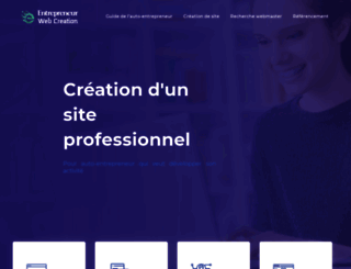entrepreneur-web-creation.fr screenshot