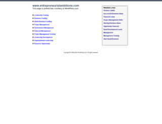 entrepreneurialambitions.com screenshot