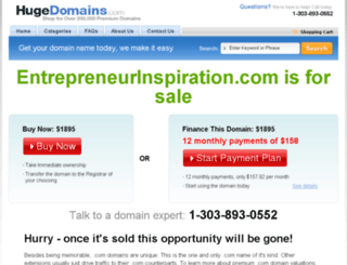entrepreneurinspiration.com screenshot