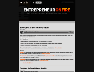 entrepreneuronfire.libsyn.com screenshot