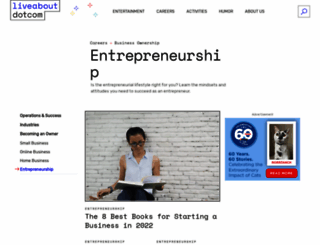 entrepreneurs.about.com screenshot