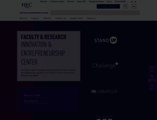 entrepreneurship-center.hec.edu screenshot