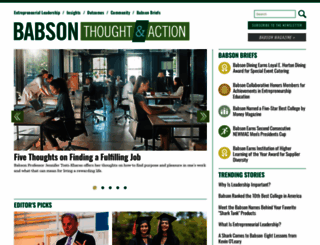 entrepreneurship.babson.edu screenshot