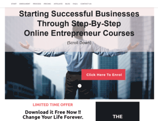 entrepreneurtrainingcourses.com screenshot