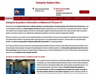 entreprisepeinturedeco.fr screenshot