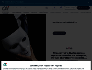 entreprises.ca-aquitaine.fr screenshot