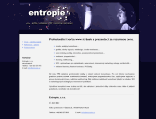 entropie.cz screenshot