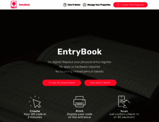 entrybook.in screenshot