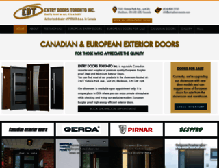 entrydoors-toronto.com screenshot