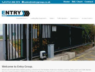entrydoorsplymouth.co.uk screenshot