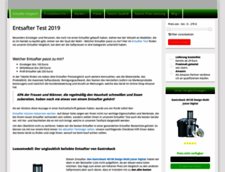 entsafter-testsieger.net screenshot