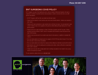 entsurgeons.com.au screenshot
