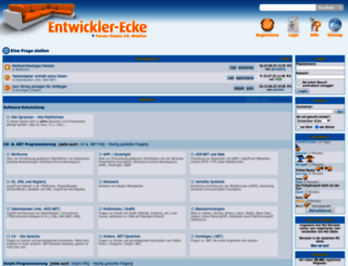 entwickler-ecke.de screenshot