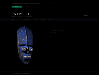 entwistlegallery.com screenshot