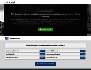 enviedefraises.de screenshot
