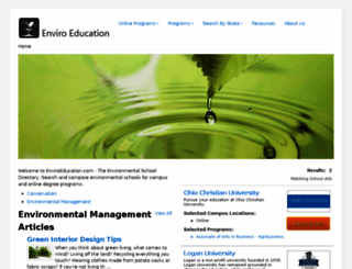 enviroeducation.com screenshot