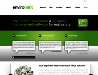 enviromint.com screenshot