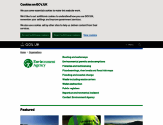 environment-agency.gov.uk screenshot
