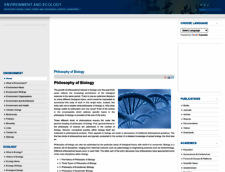 environment-ecology.com screenshot