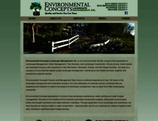environmental-concepts.com screenshot