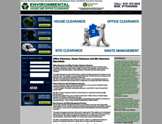 environmental-house-and-office-clearance.co.uk screenshot