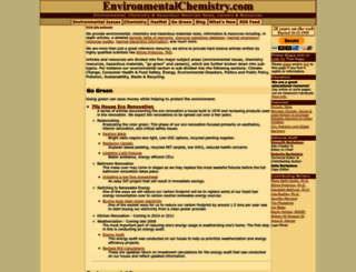 environmentalchemistry.com screenshot