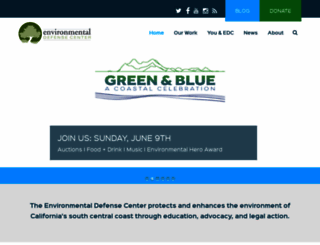 environmentaldefensecenter.org screenshot