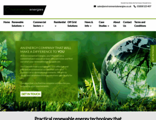 environmentalenergies.co.uk screenshot