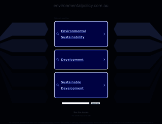 environmentalpolicy.com.au screenshot