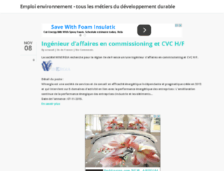 environmentalproject.fr screenshot