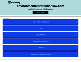 environmentalprotectionlaw.com screenshot