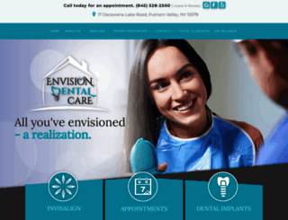 envisiondentalcare.net screenshot