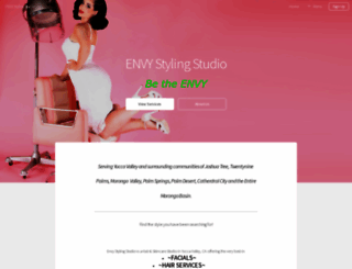 envy-salon.net screenshot