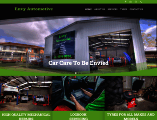 envyautomotive.com.au screenshot