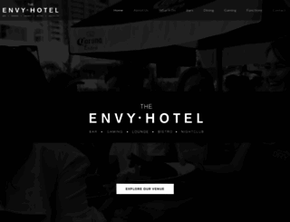 envyhotel.com.au screenshot