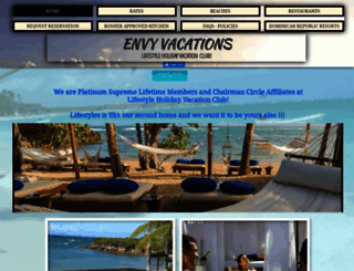 envyvacations.com screenshot