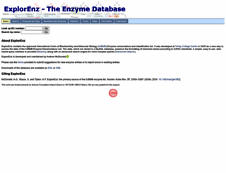 enzyme-database.org screenshot