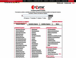 enzymedirectory.com screenshot