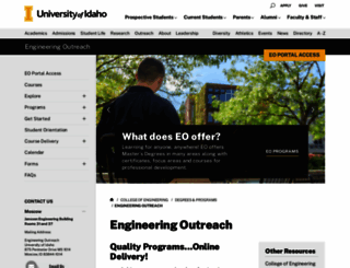 eo.uidaho.edu screenshot
