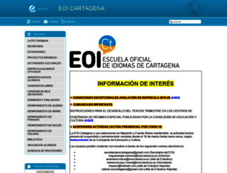 eoicartagenavirtual.org screenshot