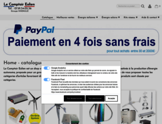 eolienne-pour-particuliers.fr screenshot