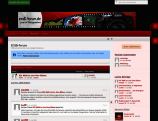 eosd-forum.de screenshot